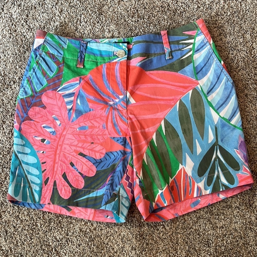 NWT TALBOTS PETITE RELAXED CHINO SHORT 6”, 4p - Picture 2 of 4